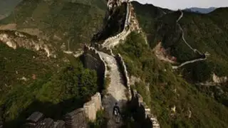 Fuertes lluvias derribaron parte de la Gran Muralla China