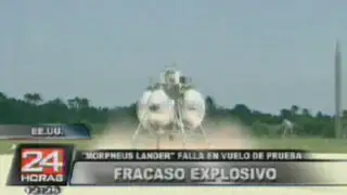 EEUU: vehículo lunar ‘Morpheus Lander’ falló en vuelo de prueba