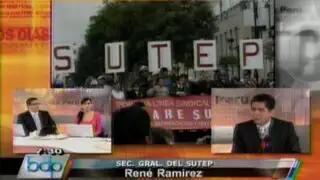 René Ramírez: Esperamos que el gobierno precise beneficios al maestro