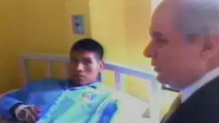 Ministro Cateriano visitó a militares heridos por emboscada en el Vraem