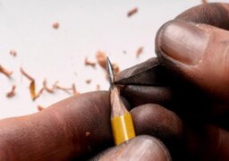 Espectaculares micro-esculturas en lápices