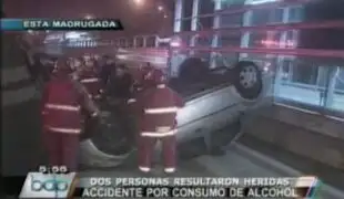 VIDEO: chofer ebrio provoca accidente vehicular en Surquillo