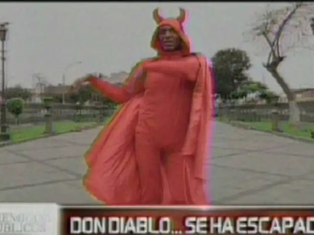'Don Diablo' se escapa a imponer el orden en las calles limeñas