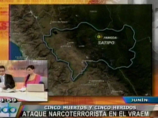 Confirmado: cinco militares muertos por ataque narcoterrorista en el Vraem