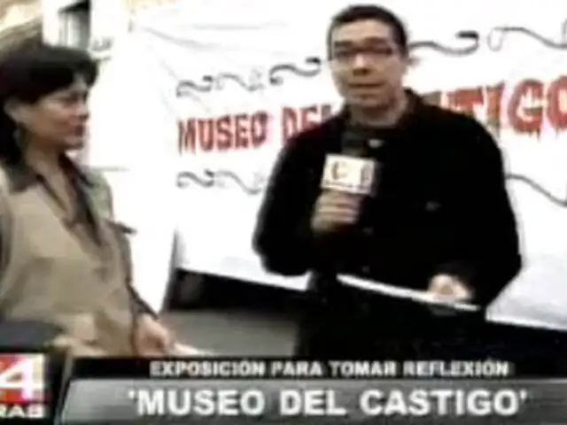 Municipalidad de Lima presenta el “Museo del Castigo”