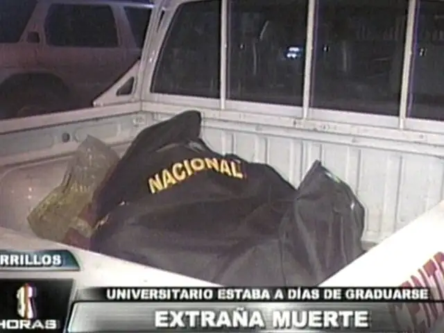 VIDEO: hallan muerto a universitario en su vivienda de Chorrillos