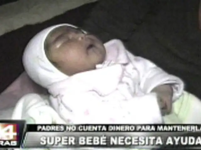 Padres de super bebe piden a benefactores cumplir con ayuda prometida