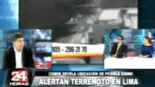 Cismid afirma que es inminente un gran terremoto en la ciudad de Lima