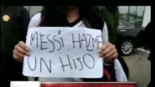 Messimanía en Lima: peruanos hacen barra a Argentina por Lionel Messi