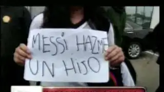 Messimanía en Lima: peruanos hacen barra a Argentina por Lionel Messi
