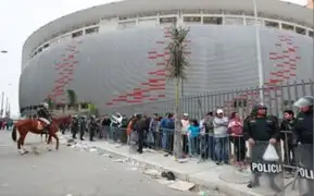 Gran expectativa entre público para el partido entre Perú y Argentina