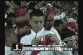 Perú empató 1 a 1 con Argentina en el Estadio Nacional
