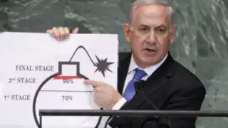 Israel: sólo una línea roja evitará que Irán obtenga bombas atómicas