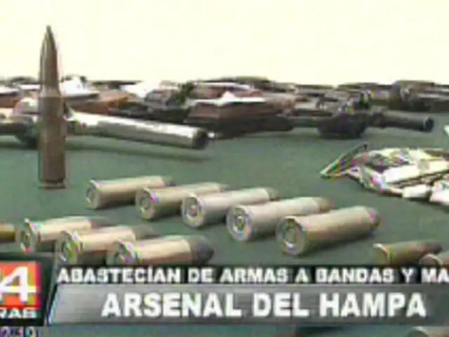 Capturan a abastecedores ilegales de armas en Comas