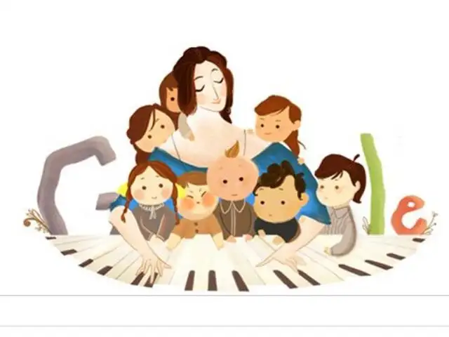 Google rinde homenaje a la pianista Clara Schumann con un doodle