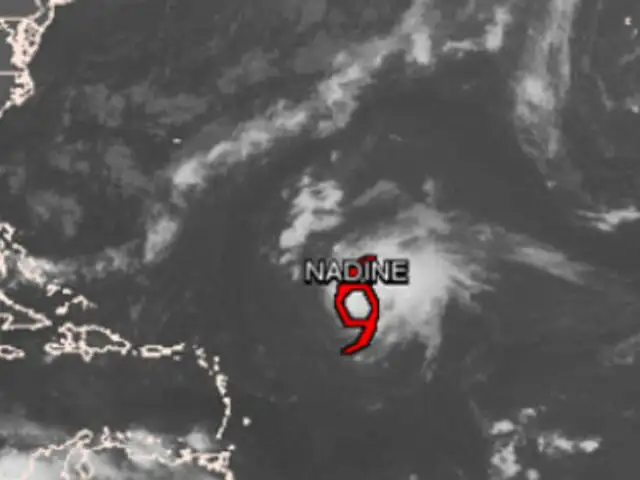 ‘Nadine’ se convertiría en huracán en próximas 48 horas