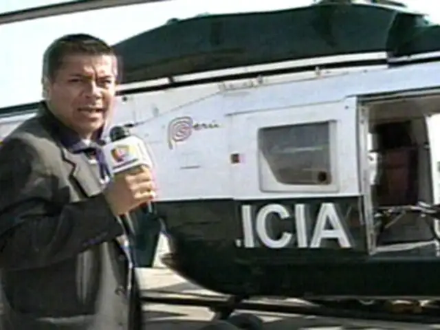 Equipo de Panamericana salvó de tragedia en helicóptero policial