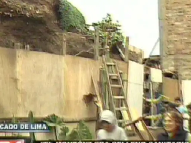 Madre e hija fallecieron sepultadas por cerro en el Cercado de Lima