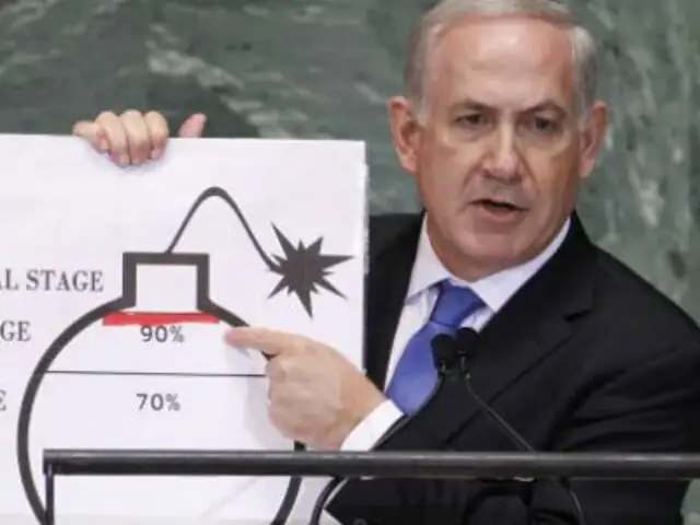 Israel: sólo una línea roja evitará que Irán obtenga bombas atómicas