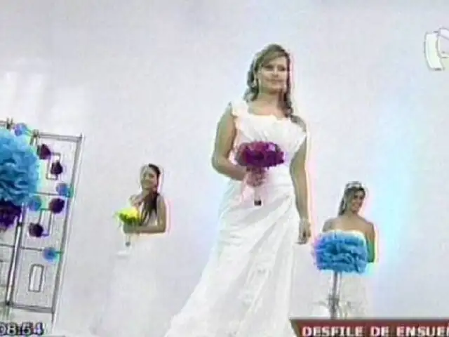 Desfile de vestidos de novia “Boda  y Estilo” en Buenos Días Perú