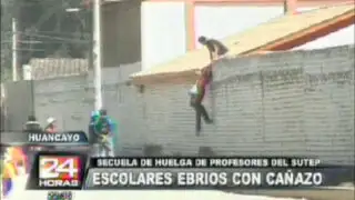 Huancayo: escolares fueron sorprendidos ebrios en los alrededores de su colegio
