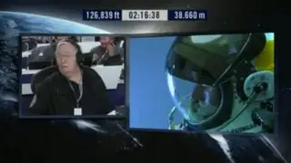 Felix Baumgartner realiza salto estratosférico