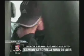 Niño muere atropellado por camión de cerveza en Puente Piedra