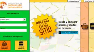 Argentina: Gobierno lanzó sitio web para comparar precios de supermercados
