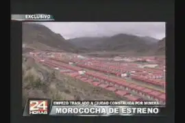 Minera entrega nueva ciudad construida en su totalidad