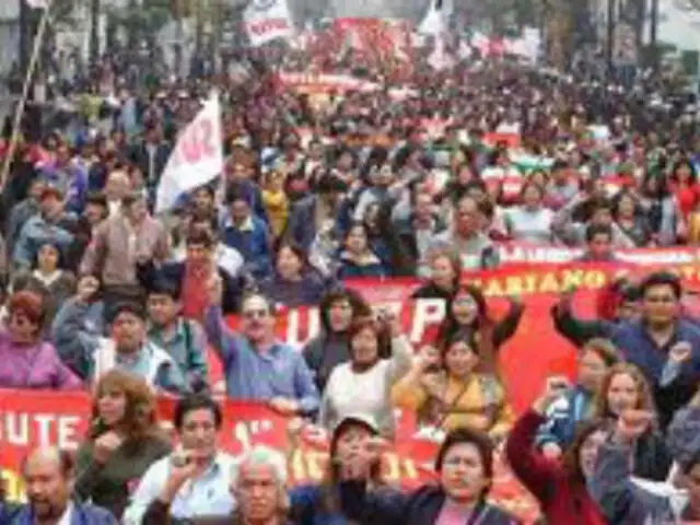 Profesores del Sutep continuarán con huelga nacional