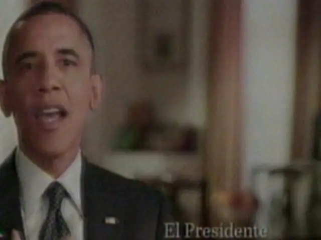 Barack Obama hace spot en español para captar voto latino