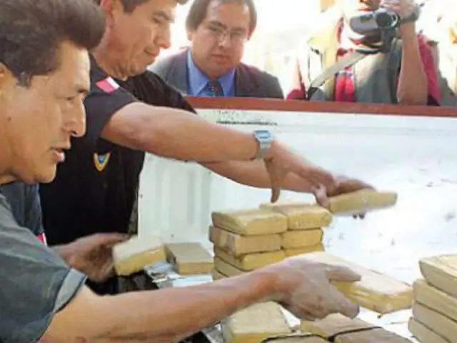 Ayacucho: cambian por sal 45 kilos de droga en almacén policial