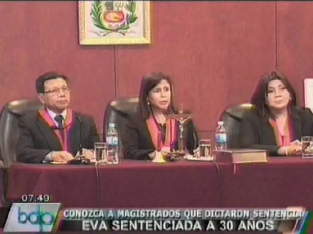Conozca a los magistrados que sentenciaron a Eva y Trujillo Ospina