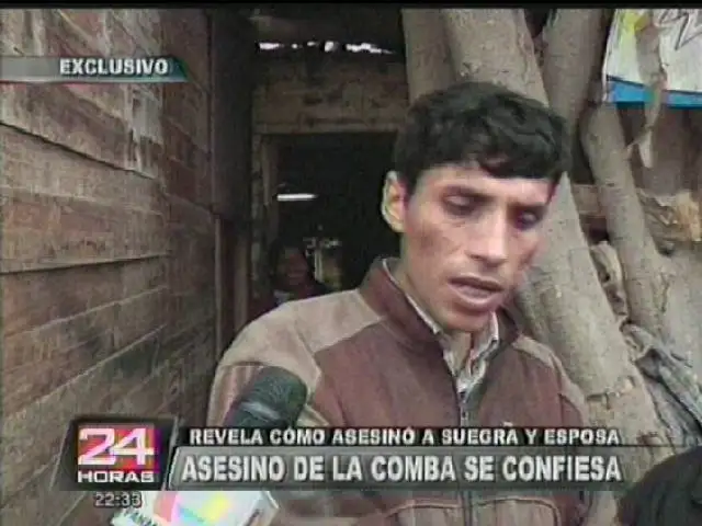 VIDEO: Asesino de la comba se confiesa