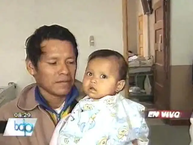 VIDEO: bebé de tragó aguja se recupera de manera favorable