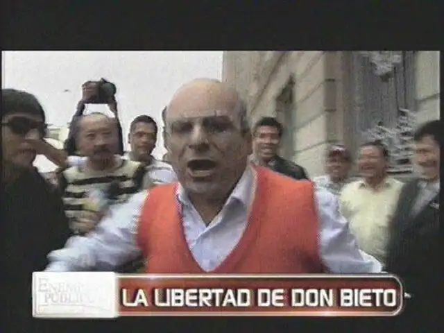 Alberto Quimper sale libre pronto pero Don Bieto ya recorre las calles