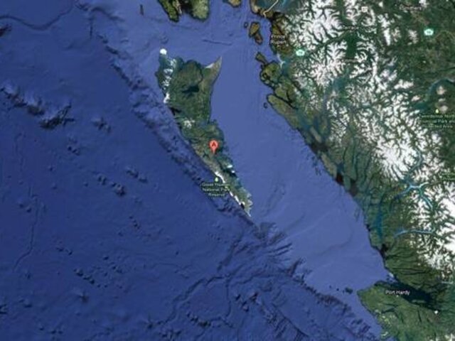 Terremoto de 7,7 grados sacude la costa de Canadá