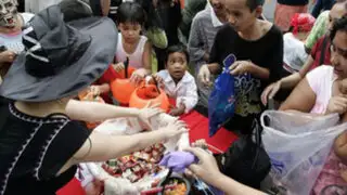 Pisco: comerciantes regalaban dulces vencidos a los niños  en Halloween