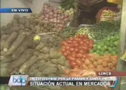 Precio de alimentos se disparan en mercados por traslado de La Parada