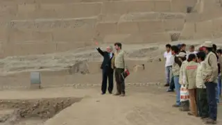 Inician trabajos para la puesta en valor de la piramide Mateo Salado