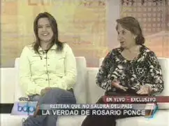 Rosario Ponce: No tengo visa a ningún país y no pienso fugar del Perú