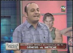 Bochornosa bronca en pantalla entre Génesis vs. Metiche