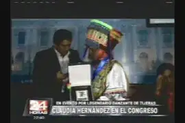 Congreso reconoce trayectoria de Danzante de Tijeras Rómulo Huamaní