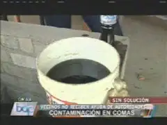 Sigue contaminación de agua en Comas pese a protestas de vecinos