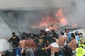 Siete casas fueron consumidas por incendio en Breña