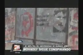 Movadef se infiltra en universidad de Buenos Aires