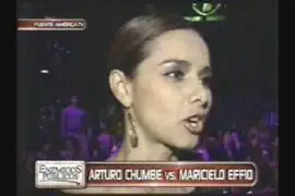Arturo Chumbe vs. Maricielo Effio