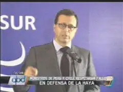 Ministro de Defensa de Chile dice que su país respetará el fallo de La Haya