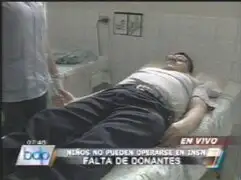 Hospital del Niño inició campaña de donación de sangre
