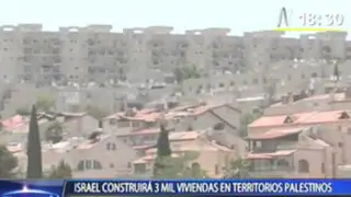 Israel construirá tres mil nuevas viviendas en territorio de Palestina